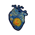 Parche Termoadhesivo – Corazón Noche Estrellada 9 x 11 cm