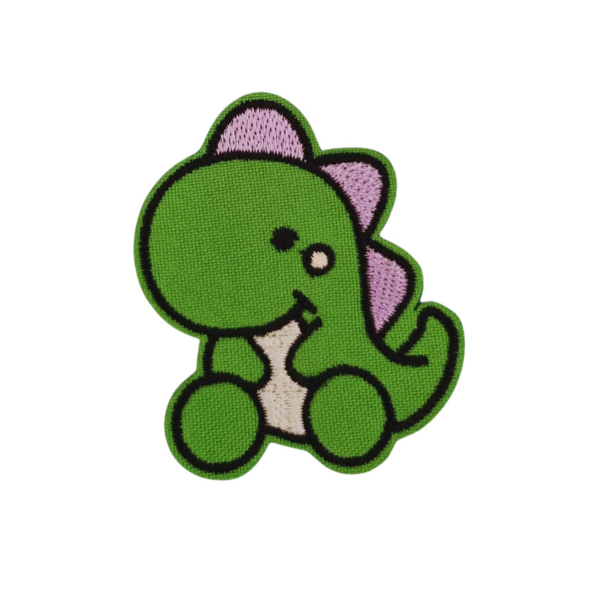 Parche Termoadhesivo – Tiranosaurio Rex Bebé Verde 5.5 x 6 cm